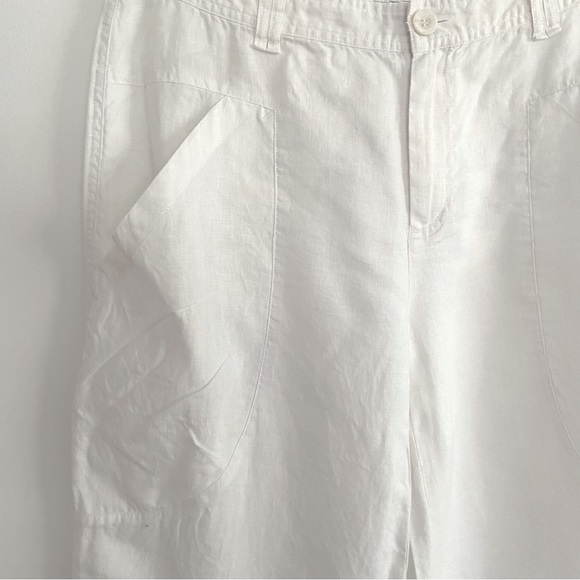 Witchery 100% pure linen white pants Size 12 - Picture 5 of 6